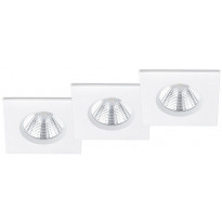 LED-alasvalosarja Trio Zagros, 85x54x85mm, IP65, mattavalkoinen, 3 kpl/pkt