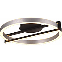 LED-kattovalaisin Trio WiZ Thompson, 55cm, harjattu alumiini, RGB