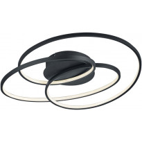 Kattovalaisin Trio Gale LED, 60 cm, mattamusta