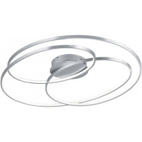 Kattovalaisin Trio Gale LED, 80 cm, harjattu teräs