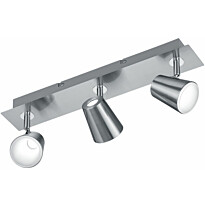 LED-kattospotti Trio Narcos 160x450x75 mm, harjattu teräs