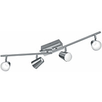 LED-kattospotti Trio Narcos 200x815x80 mm, harjattu teräs