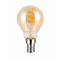 LED-lamppu Trio E14, filament vakiokupu 4W, 150lm 1800K, ruskea, switch dimmer