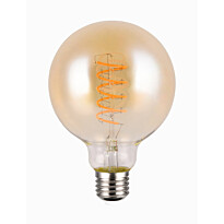 LED-lamppu Trio E27, filament iso globe 4W, 200lm 1800K, ruskea, switch dimmer