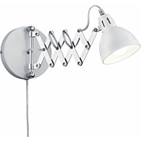 Seinävalaisin Trio Scissor, Ø 105x530 mm, mattavalkoinen