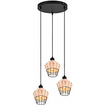 Riippuvalaisin Trio Borka, 3-os. E27, eri värejä