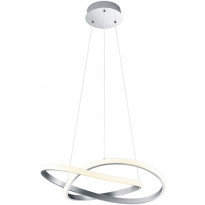 LED-riippuvalaisin Trio Course, Ø600x1500mm, harjattu teräs