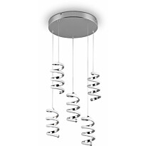 LED-riippuvalaisin Trio Laola, 5-os, kromi, 4000K