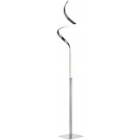 LED-lattiavalaisin Trio Course, 1450x205x205mm, harjattu teräs