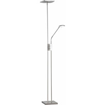 LED-lattiavalaisin Trio Luke LED 15/3W, IP20, 230x1850 mm, harjattu teräs uplighter