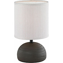 Pöytävalaisin Trio Luci, Ø 140x230 mm, ruskea