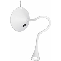 LED-seinä/pöytävalaisin Trio Viper LED 3W, IP20, Ø135x318 mm, valkoinen