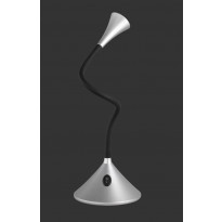 LED-seinä/pöytävalaisin Trio Viper LED 3W, IP20, Ø135x318 mm, hopea