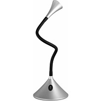 LED-seinä/pöytävalaisin Trio Viper LED 3W, IP20, Ø135x318 mm, hopea