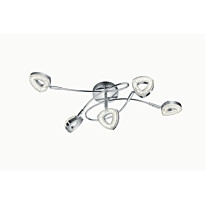 LED-kattovalaisin Trio Tours, 540x170x200mm, kromi
