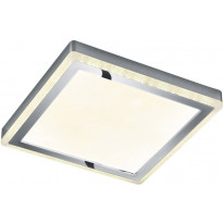 LED-plafondi Trio Slide RGBW, 40x40cm, kromi