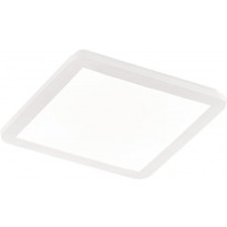 LED-plafondi Trio Camillus, 30x30 cm, valkoinen, IP44