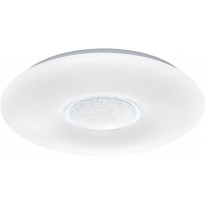 LED-plafondi Trio Akina, Ø410x70mm, valkoinen