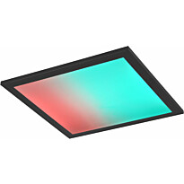 LED-kattovalaisin Trio Beta, 29.5cm, mattamusta, RGBW