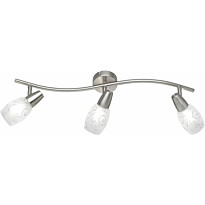 Kattospotti Trio Colmar, 560x190x80mm, harjattu teräs