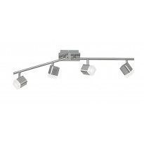 LED-kattospotti Trio Roubaix 145x780x90 mm harjattu teräs