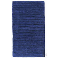 Kylpyhuoneen matto Tom Tailor Cotton Stripe, laivastonsininen, eri kokoja