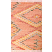 Matto Tom Tailor Vintage Zigzag Kelim, marjanpunainen, eri kokoja