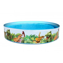 Rulla-allas Bestway Dinosaurus, 244x46cm