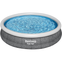 Uima-allassetti Bestway Fast Set Pool, 366x76cm, pyöreä, harmaa