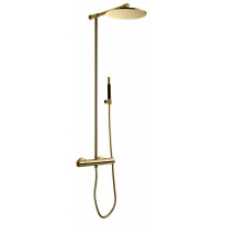 Sadesuihkusetti Tapwell TVM300 Brass, termostaattihanalla, suihkupää ⌀325mm, kiiltävä messinki