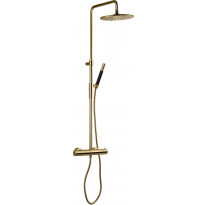 Sadesuihkusetti Tapwell TVM7200 Brass, termostaattihanalla, suihkupää ⌀250mm, kiiltävä messinki