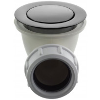 Pohjaventtiili Tapwell 22200, pop-up, Black Chrome, ammemalli