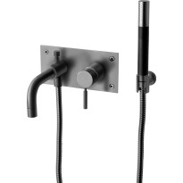 Ammehana Tapwell BOX026, piiloasennus, Brushed Black Chrome