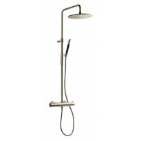 Sadesuihkusetti Tapwell TVM7200 Brushed Nickel, termostaattihanalla, suihkupää ⌀250mm, harjattu nikkeli