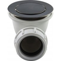 Pohjaventtiili Tapwell 22200, pop-up, Brushed Black Chrome, ammemalli