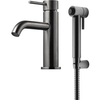 Pesuallashana Tapwell Evo EVM069, käsisuihkulla, Brushed Black Chrome