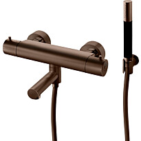 Suihkusetti Tapwell EVM026 Bronze, termostaattihanalla, juoksuputkella, pronssi