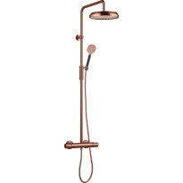 Sadesuihkusetti Tapwell ARM5200 Copper, termostaattihanalla, suihkupää ⌀253mm, kiiltävä kupari