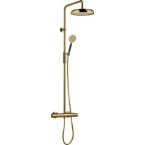 Sadesuihkusetti Tapwell ARM5200 Honey Gold, termostaattihanalla, suihkupää ⌀253mm, kiiltävä kulta