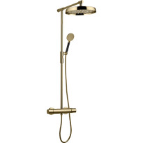 Sadesuihkusetti Tapwell ARM300 Honey Gold, termostaattihanalla, suihkupää ⌀319mm, kiiltävä kulta