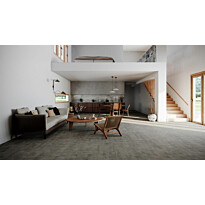 Vinyylilankku Tarkett iD Click Ultimate 55 Patina Concrete Dark Grey, integroitu askeläänieriste