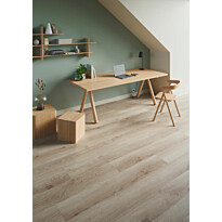 Vinyylilankku Tarkett iD Click Ultimate 55 Contemporary Oak Grege, integroitu askeläänieriste