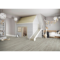 Vinyylilankku Tarkett iD Click Ultimate 55 Contemporary Oak Grey, integroitu askeläänieriste