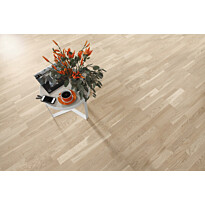 Parketti Tarkett Shade Tammi Cream White, vaalea, 3-sauva, mattalakattu