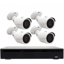 Valvontakamerapaketti T-Cam DVR 8004 4K