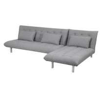 Vuodesohva Chic Home Double Click, 3-paikkainen, harmaa