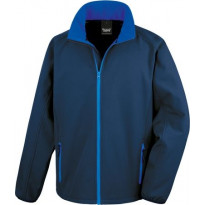 Miesten Core softshell-takki Result, tummansininen/sininen