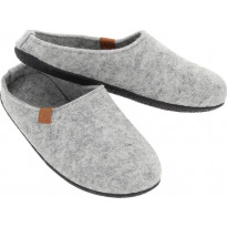 Villapistokkaat kumipohjalla Wildstep Wool, vaaleanharmaa