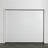 Autotallin nosto-ovi Turner 820E, leveä vaakaura, puukuvio, eri vaihtoehtoja