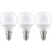 LED-lamppu Paulmann Drop, E14, 470lm, 5.5W, 2700K, opaali, 3kpl